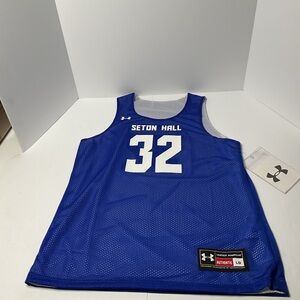 Under Armour Seton Hall Pirates Reversible Practice Jersey #32 NWT Men’s LG
